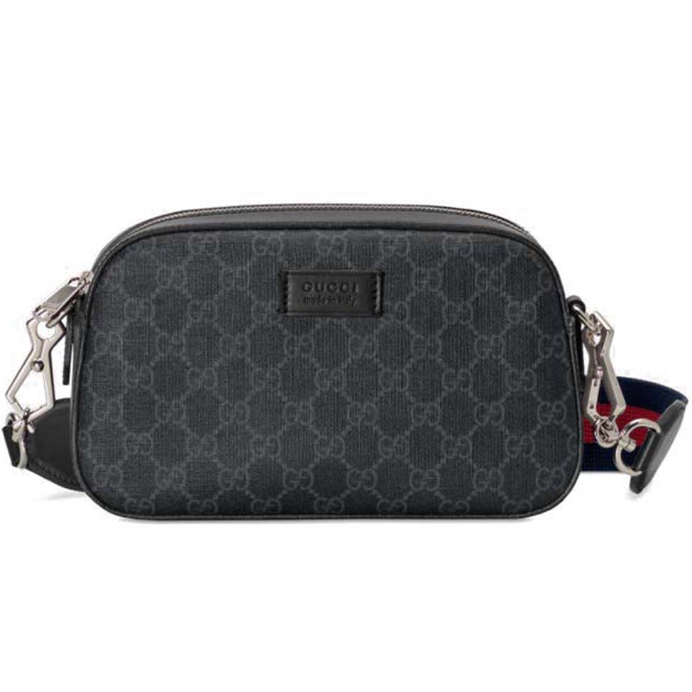 GUCCI GG BLACK SHOULDER BAG 574886  (24*15*8cm)